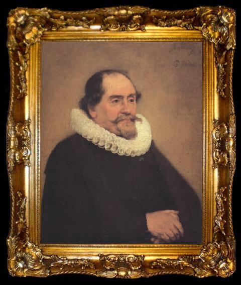 framed  Carel fabritius Portrati of Abraham de Potter (mk33), ta009-2